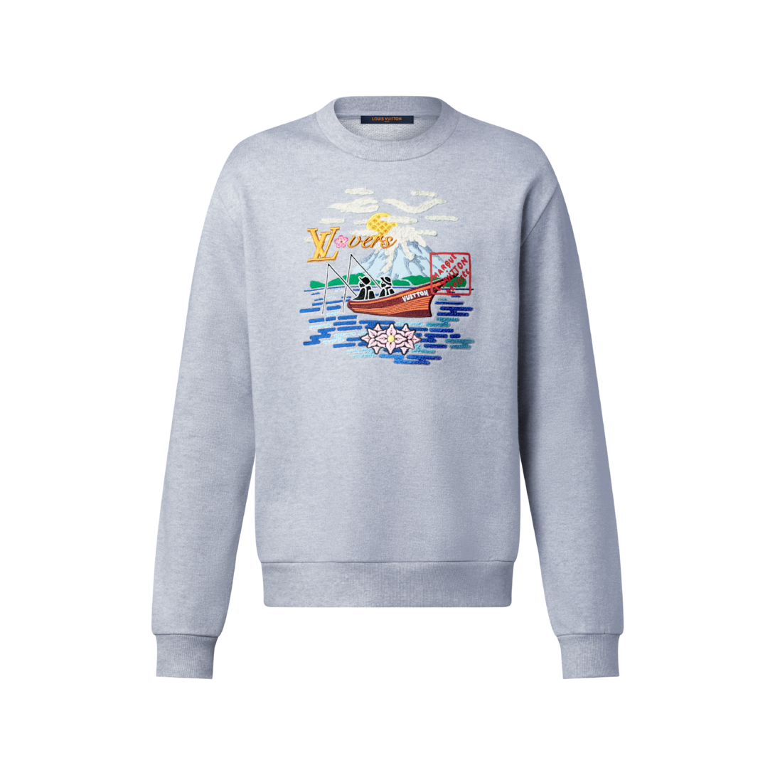 Louis Vuitton スウェット 4994 Embroidered Sweatshirt - Ready-to-Wear | LOUIS VUITTON